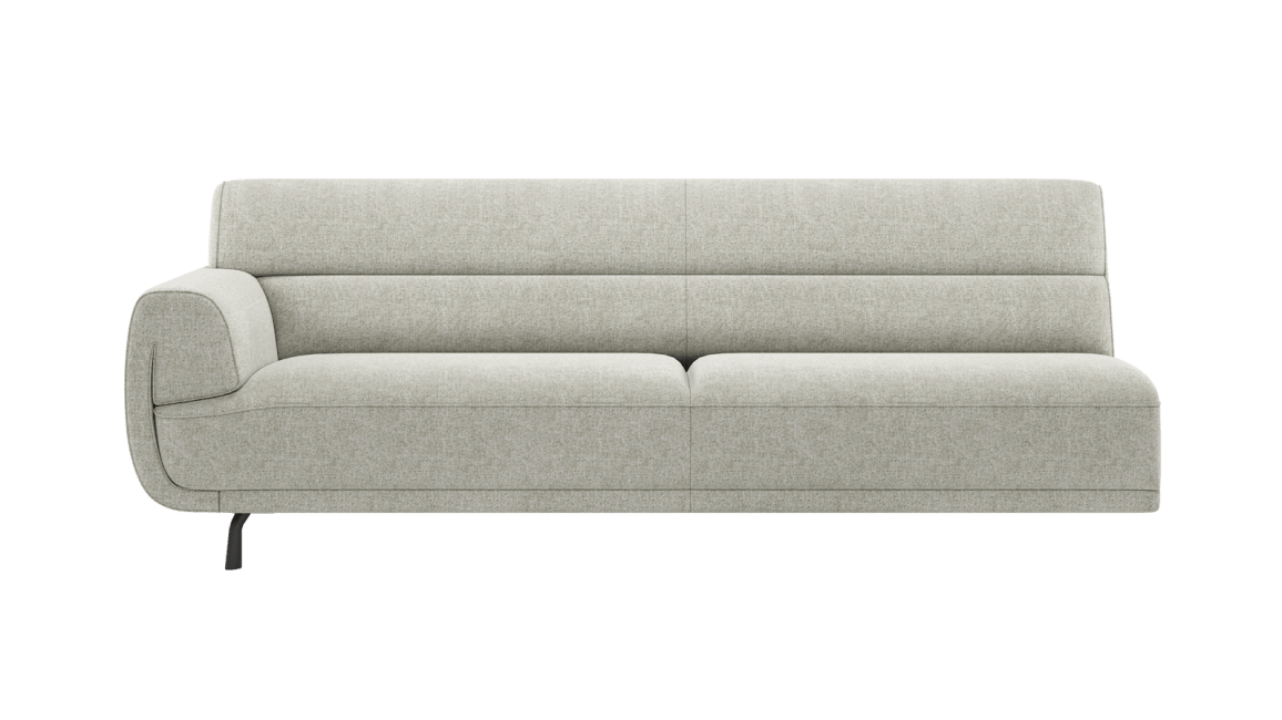 XOOON - Belem - Sofas - 3.5-Sitzer Armlehne links - hoch