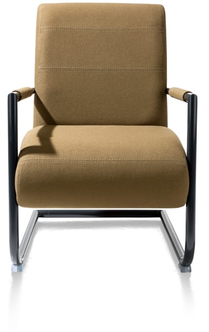 H&H - Jupiter - Industriel - fauteuil + cadre noir (ROB)