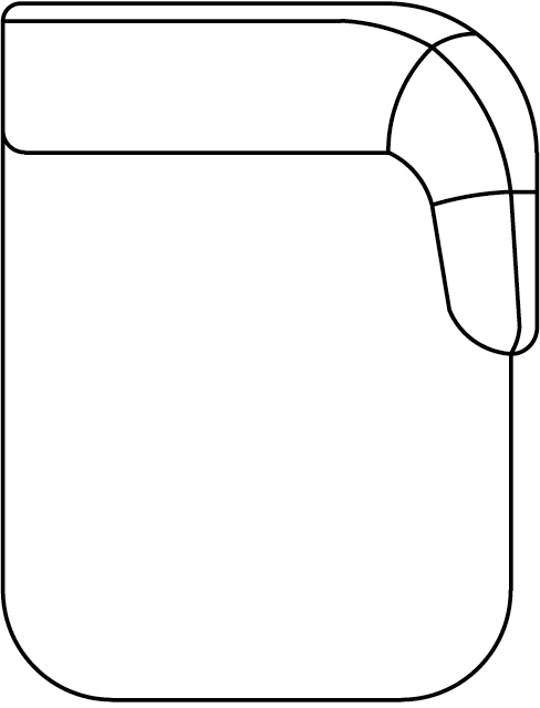 XOOON - Cervo - Sofas - Longchair XL - Armlehne rechts