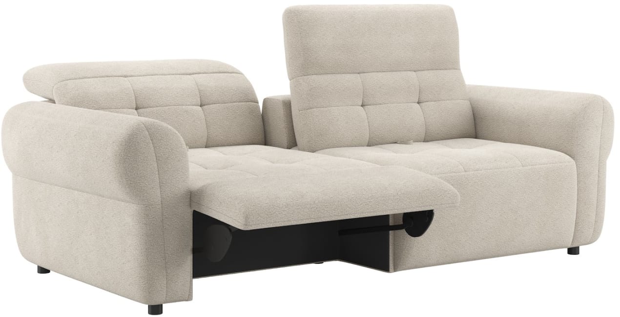 Henders and Hazel - Bologna - Banken - 3-zits - verstelbare rug - electrisch verstelbare voetsteun