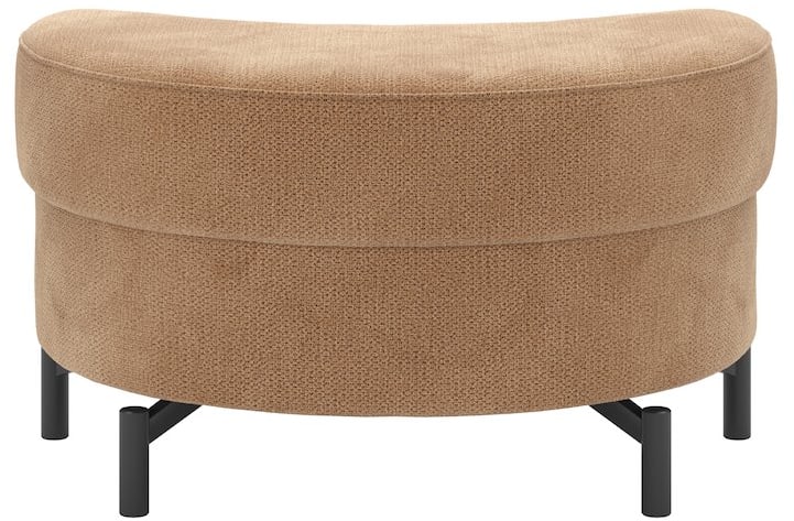 H&H - Anaba - Canapés - pouf arrondi - 80 x 52 cm