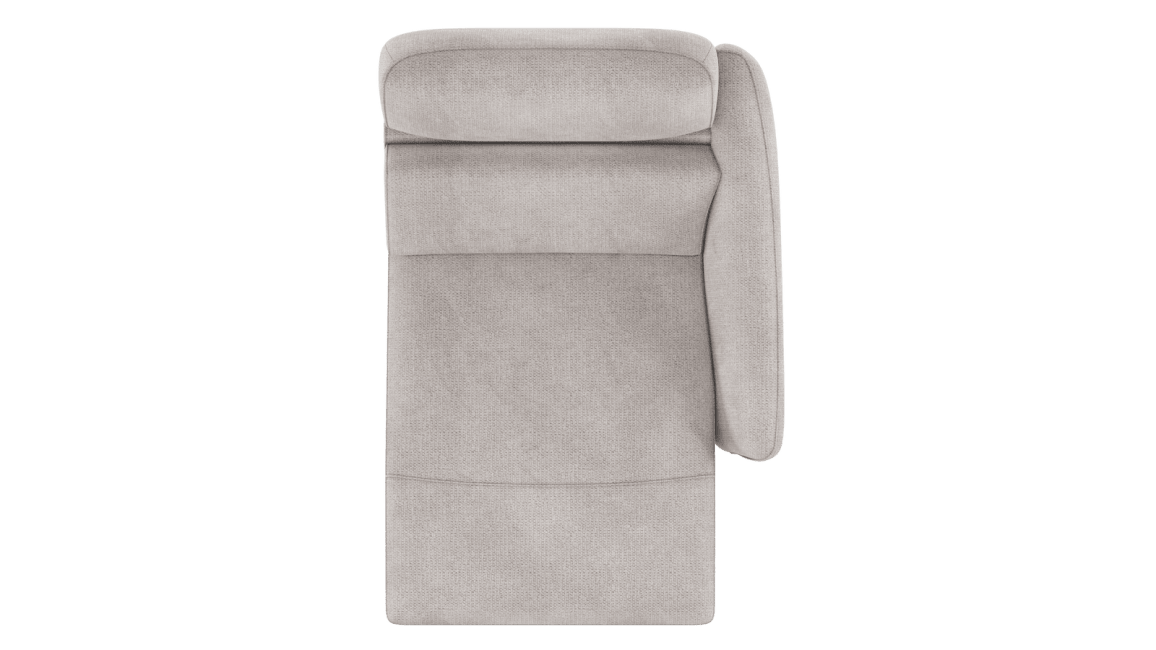 H&H - Maelys - Canapés - 1-place xl accoudoir droit - réglable électrique - 1 x 2 moteurs