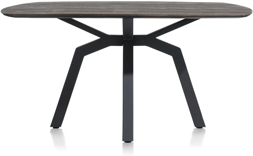 H&H - Vérone - Moderne - table de bar ovale 190 x 108 cm (hauteur: 92 cm)