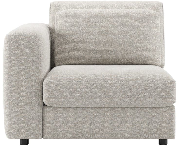 H&H - Delhi - Canapés - 1 place - accoudoir gauche