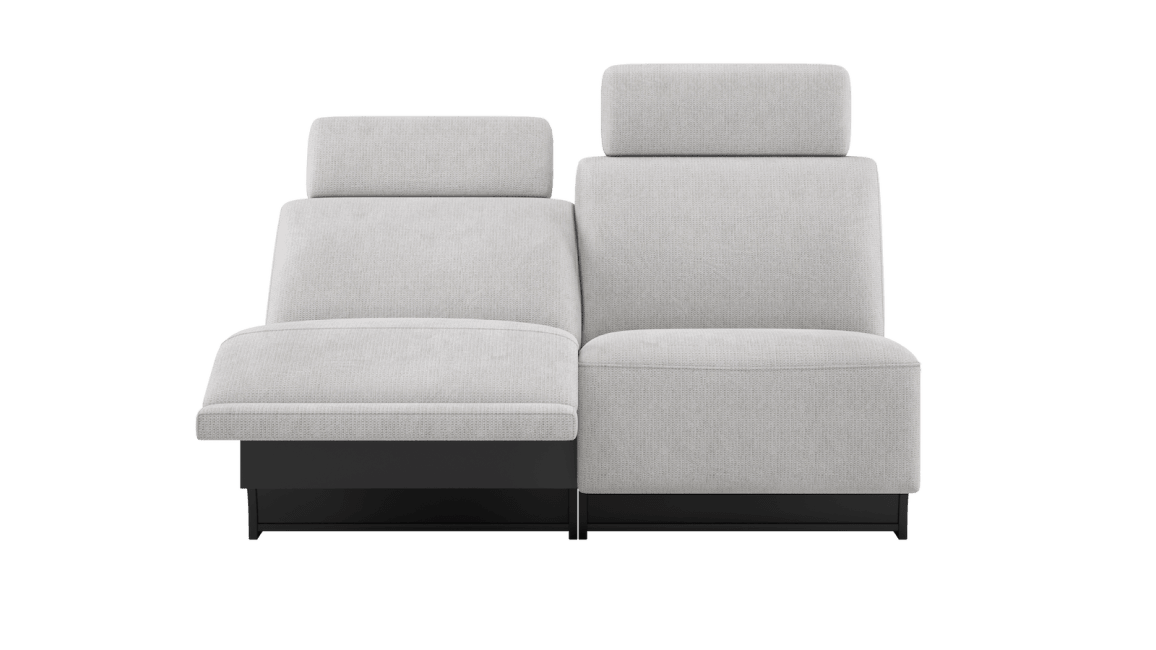 XOOON - Carini - Sofas - 2.5-Sitzer ohne Armlehnen - 2 x elektrisch verstellbar