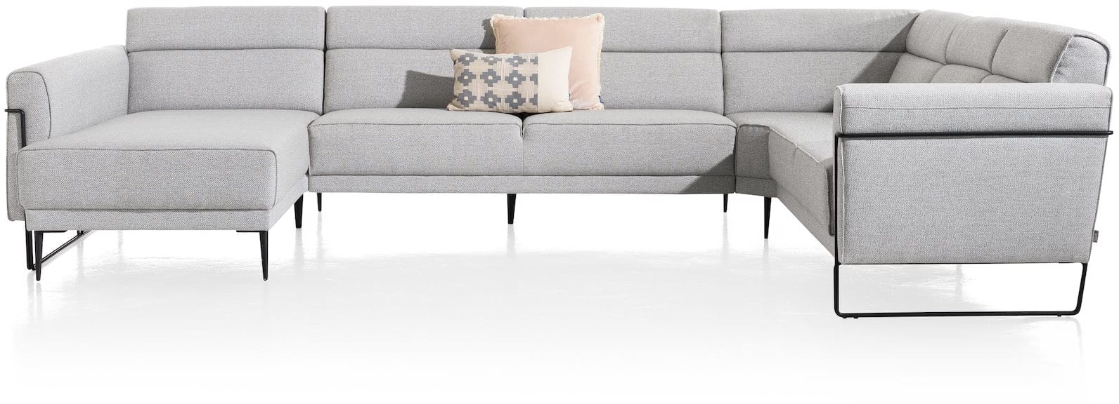 XOOON - Fiskardo - Sofas - Longchair langem Armlehne links - 2,5 Sitzer ohne Armlehnen - Eckteil - 2 Sitzer Armlehne rechts