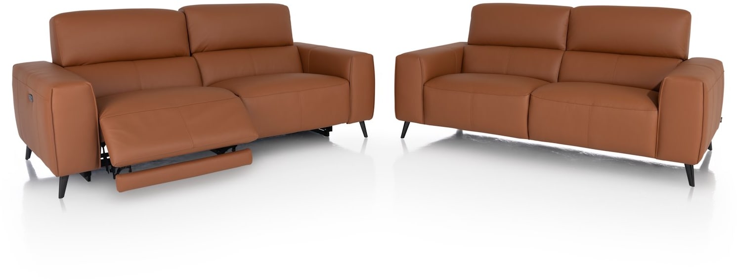 H&H - Cassiopee - Canapés - 3-places - réglable électrique à 4 moteurs - ressorts bonell