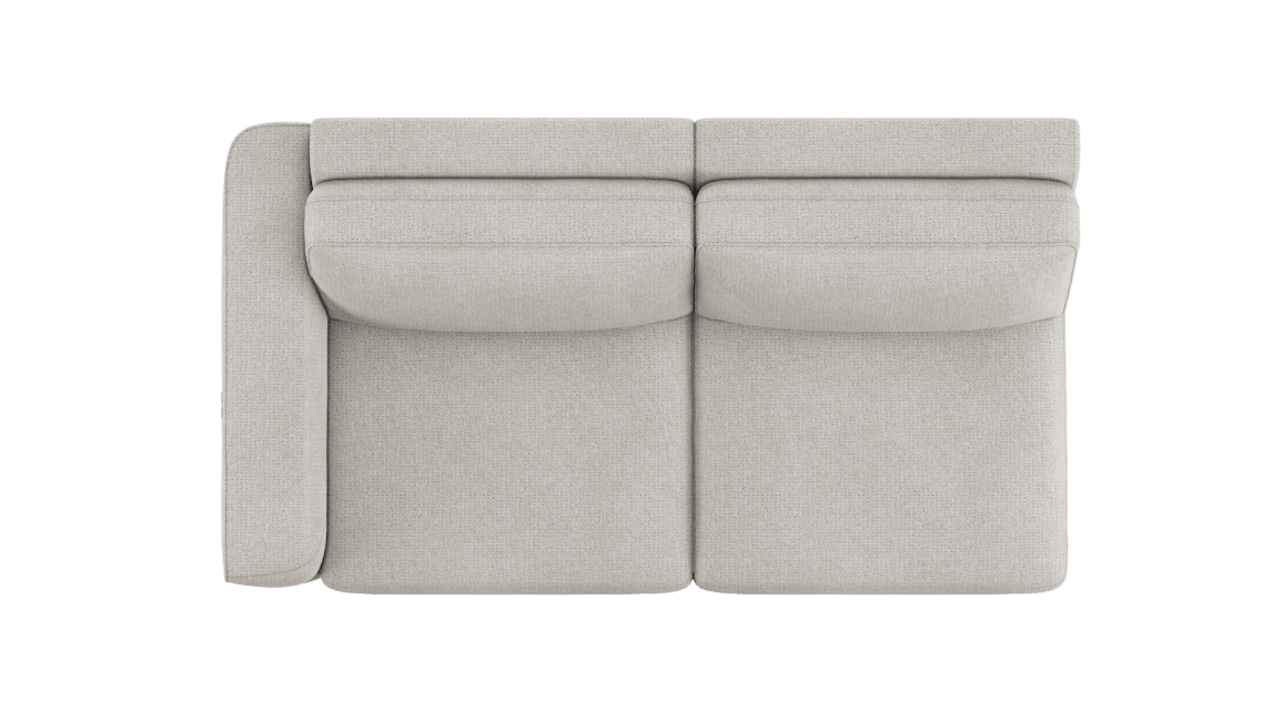 Happy@Home - Babette - Banken - 3-zits arm links - electrisch 1 motor + 1 hoofdsteun - bonellvering