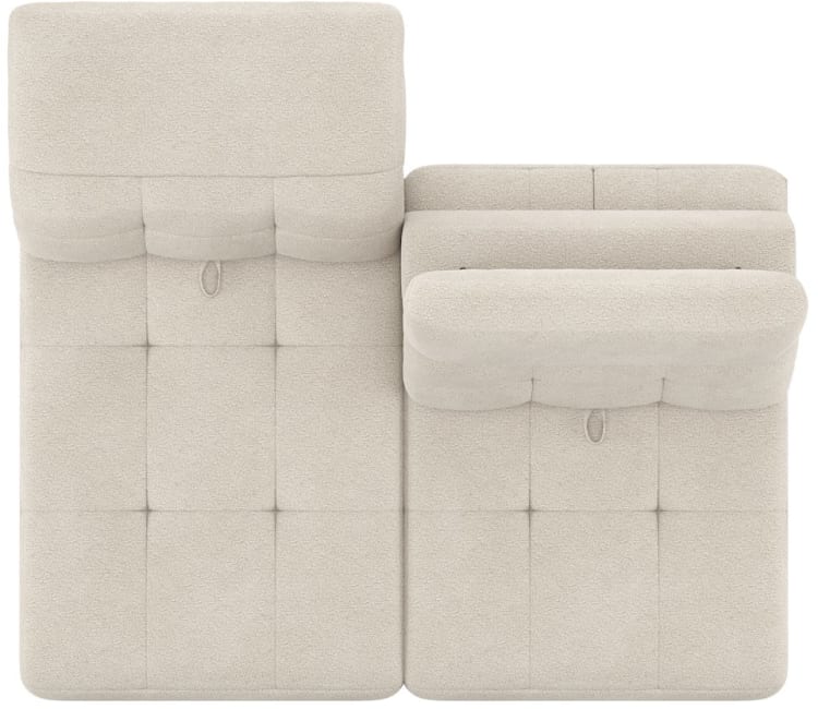 Henders and Hazel - Bologna - Banken - 2.5-zits - zonder armen - verstelbare rug