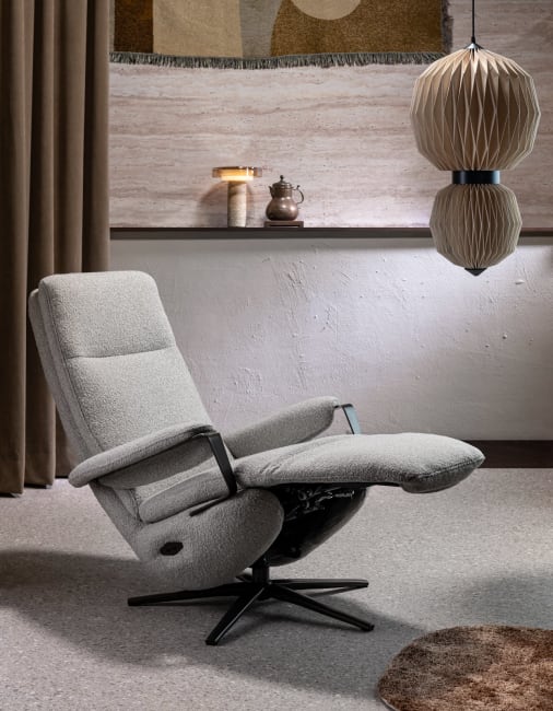 XOOON - Sella - Relaxsessel - 1 Motor - verstellbare Kopfstütze