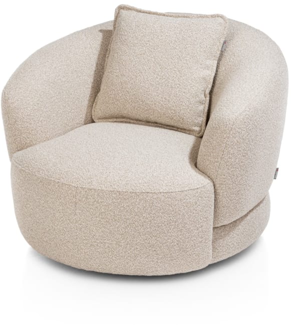 XOOON - Cervos - Sessel drehbar - rund 100cm inkl. 1 Kissen 45x45