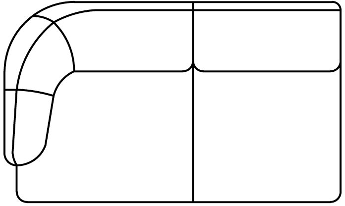 XOOON - Cervo - Banken - 2-zits - arm links