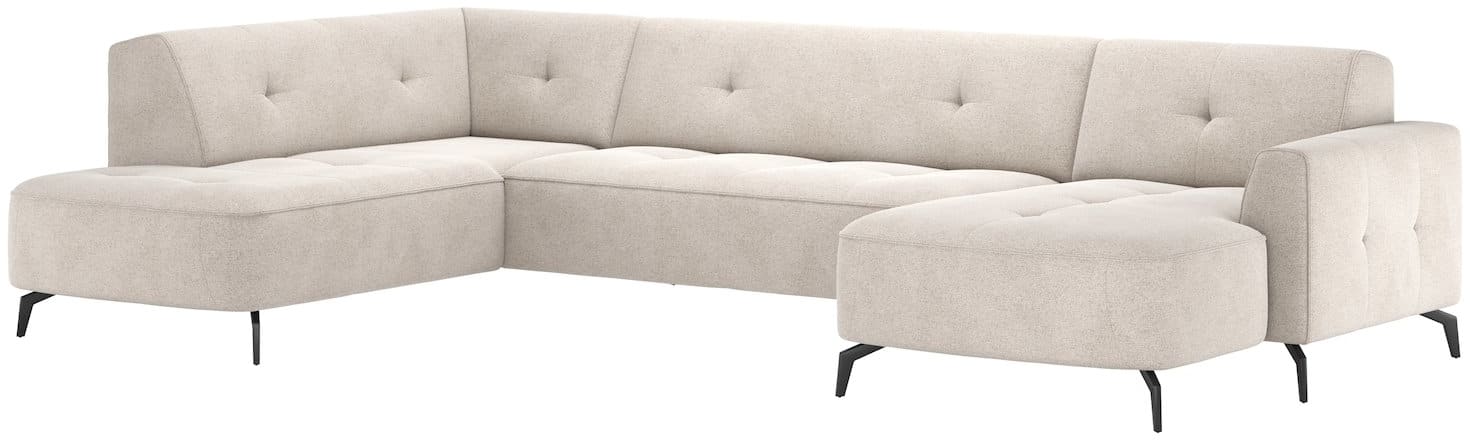 H&H - Varsovie - Canapés - ottomane gauche - 2,5 places sans accoudoirs - meridienne droit