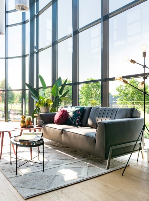 H&H - Olbia - Industriel - Canapés - 3-places