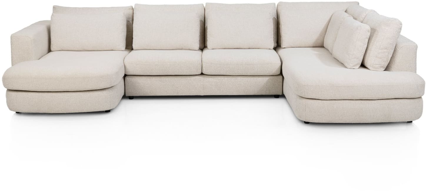 H&H - Delhi - Canapés - meridienne gauche - 2,5 places sans accoudoirss - ottomane droite