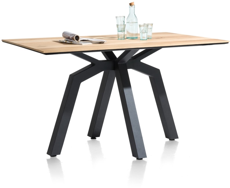 H&H - Vérone - Moderne - table de bar 160 x 100 cm (hauteur: 92 cm)