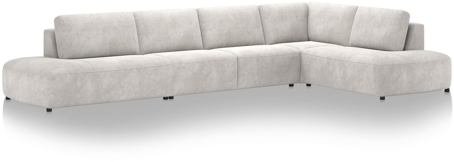 H&H - Venise - Canapés - Ottomane petite gauche - 2,5 places sans accoudoirs - ottomane grand droit