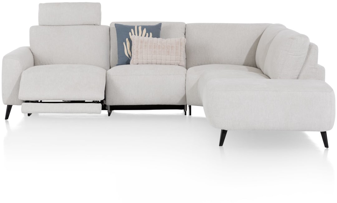 XOOON - Carini - Sofas - 2,5 Sitzer Armlehne links relax - Ottomane gross rechts