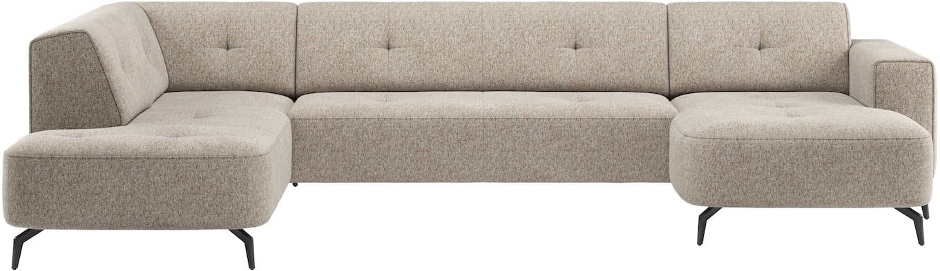 Happy@Home - Brielle - Banken - Ottomane links - 2,5 zits zonder armen - longchair rechts