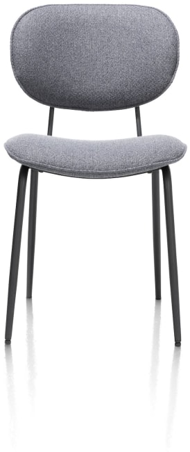Set van 2 eetkamerstoelen HILDA, met capitonné, metalen poten Set van 2 eetkamerstoelen HILDA, met capitonné, metalen poten
