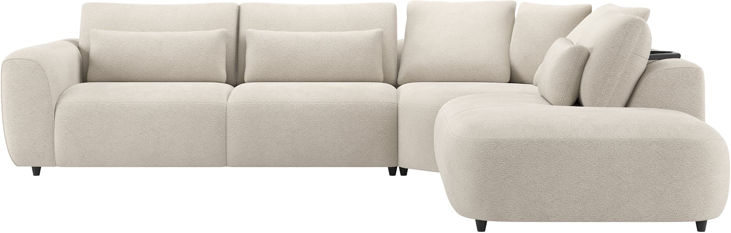 Henders and Hazel - Albas - Salons - 2,5 zits links verstelbare rug - grote hoek - ottomane klein rechts verstelbare rug