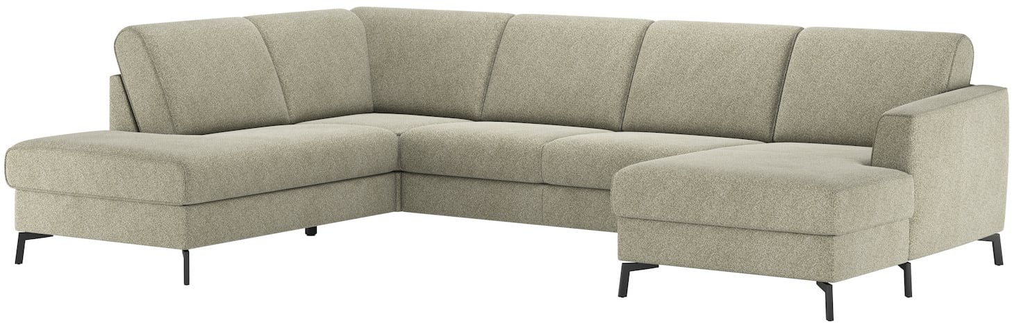 Happy@Home - Hartford - Modern - Banken - longchair + 3-zits + ottomane links