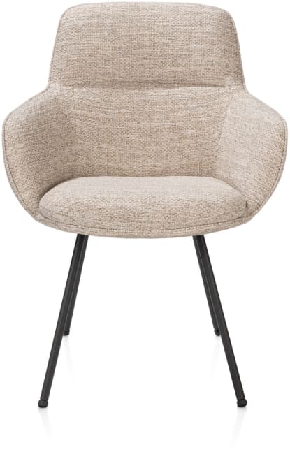 H&H - Marius - chaise à accoudoirs - 4-pieds