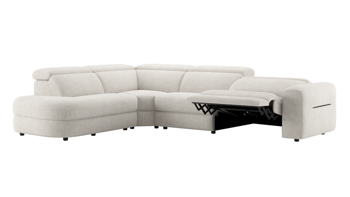 Henders & Hazel - Tivoli - Canapés - ottomane petite gauche - partie d'angle - 1,5-places - 1,5-places XL electrique -appui-tete reglable