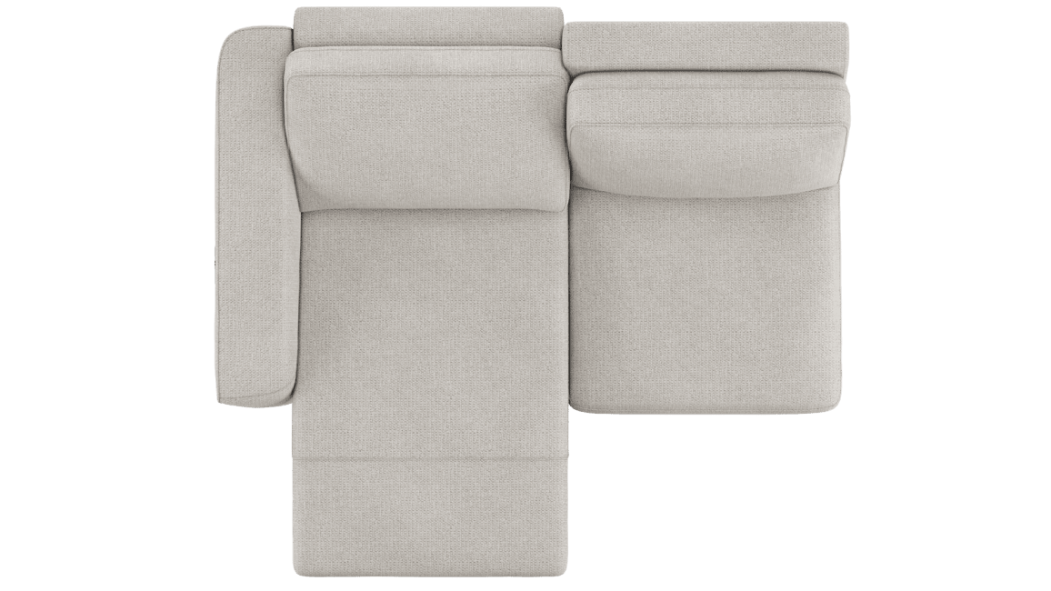 Happy@Home - Babette - Banken - 2.5-zits arm links - electrisch 1 motor + 1 hoofdsteun - bonellvering