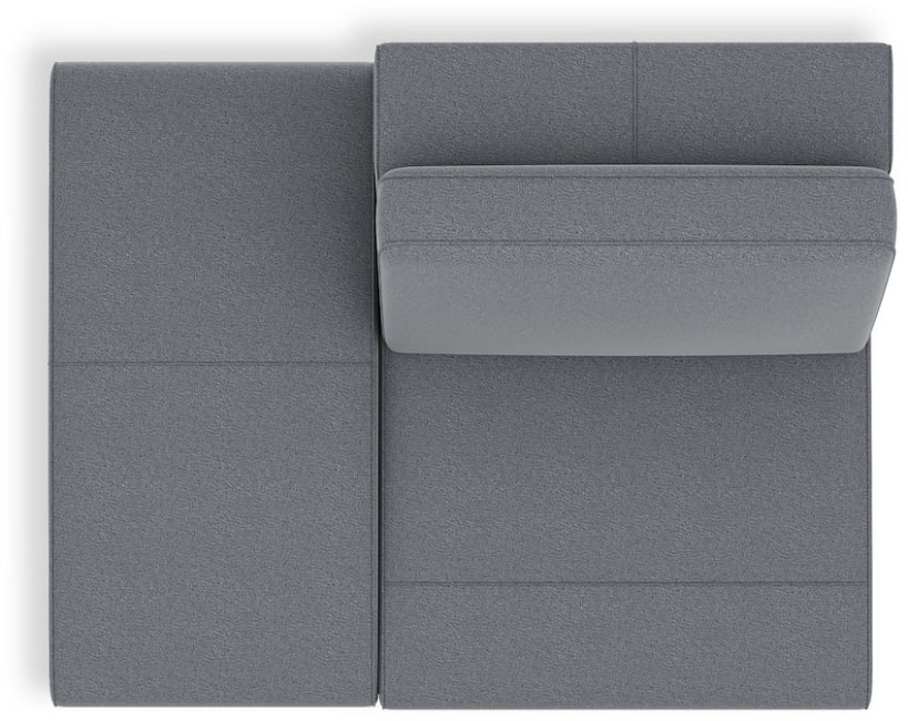 H&H - Tarascon - Moderne - Canapés - ottomane petite gauche