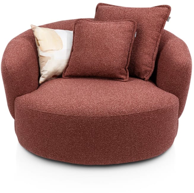 XOOON - Cervos - Sessel drehbar - rund 130cm inkl. 1 Kissen 60x60 + 1 Kissen 45x45