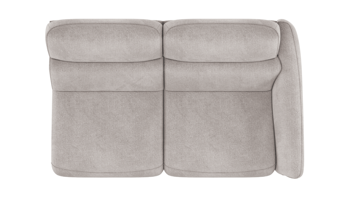 H&H - Maelys - Canapés - 2.5-place accoudoir droit - réglable électrique - 1 x 2 moteurs