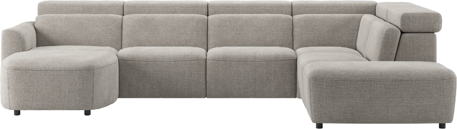 XOOON - Cantello - Salons - Longchair links - 2,5 zits zonder armen - ottomane groot rechts