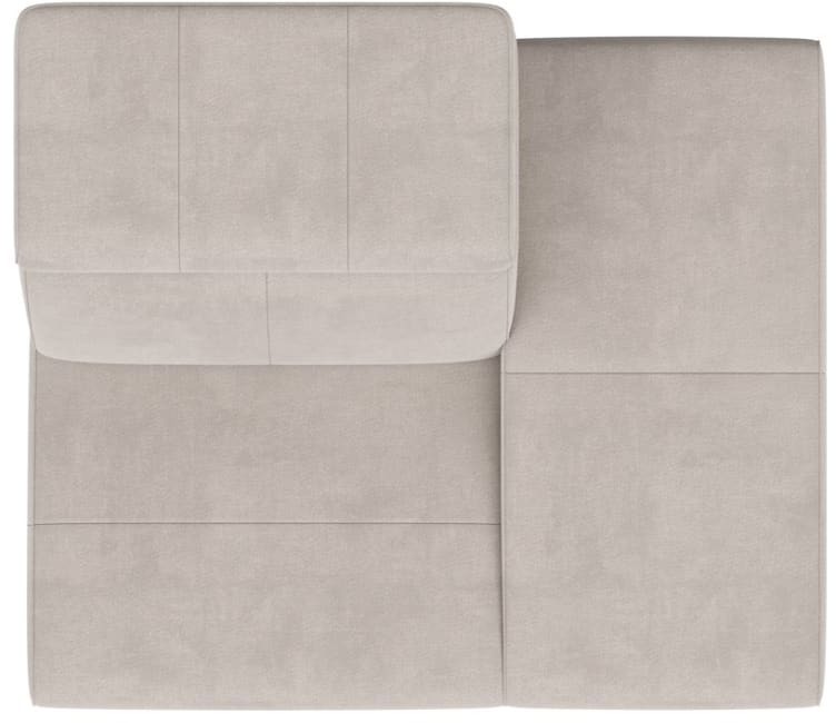 H&H - Bangkok - Moderne - Canapés - ottomane - petit - droite