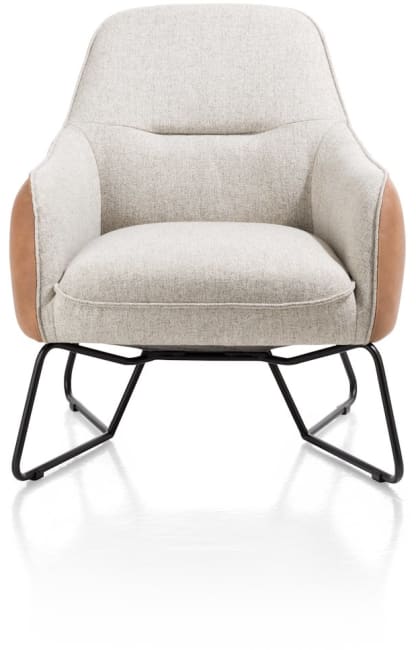 XOOON - Oviedo - Skandinavisches Design - Sessel mit niedriege Rücken