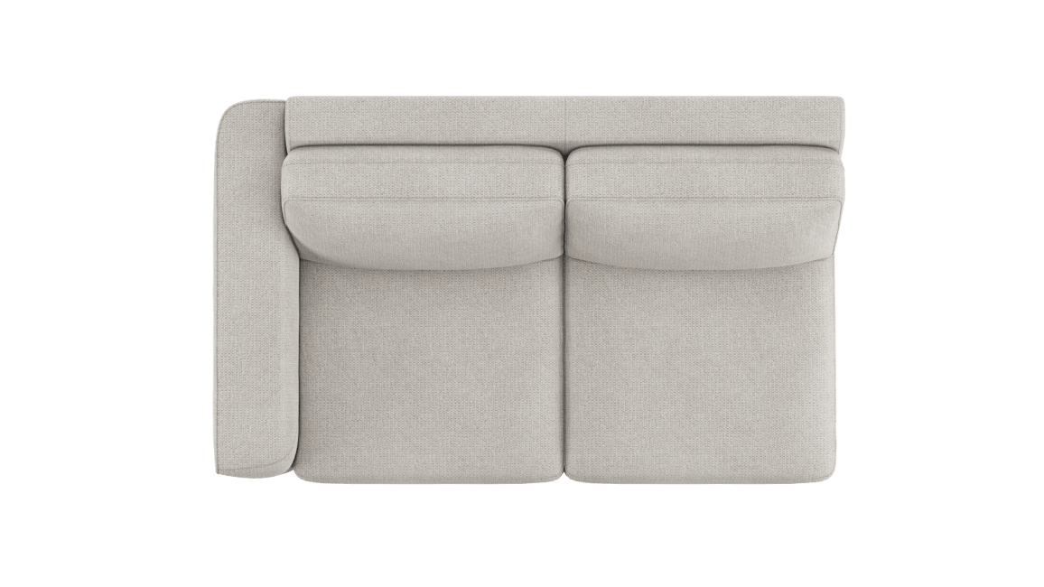 Happy@Home - Babette - Banken - 2.5-zits arm links - vast - incl. bonellvering