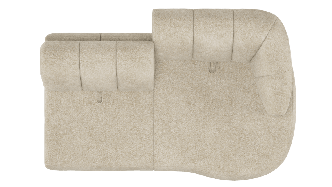 Henders and Hazel - Burgos - Banken - 3-zits arm rechts - flex