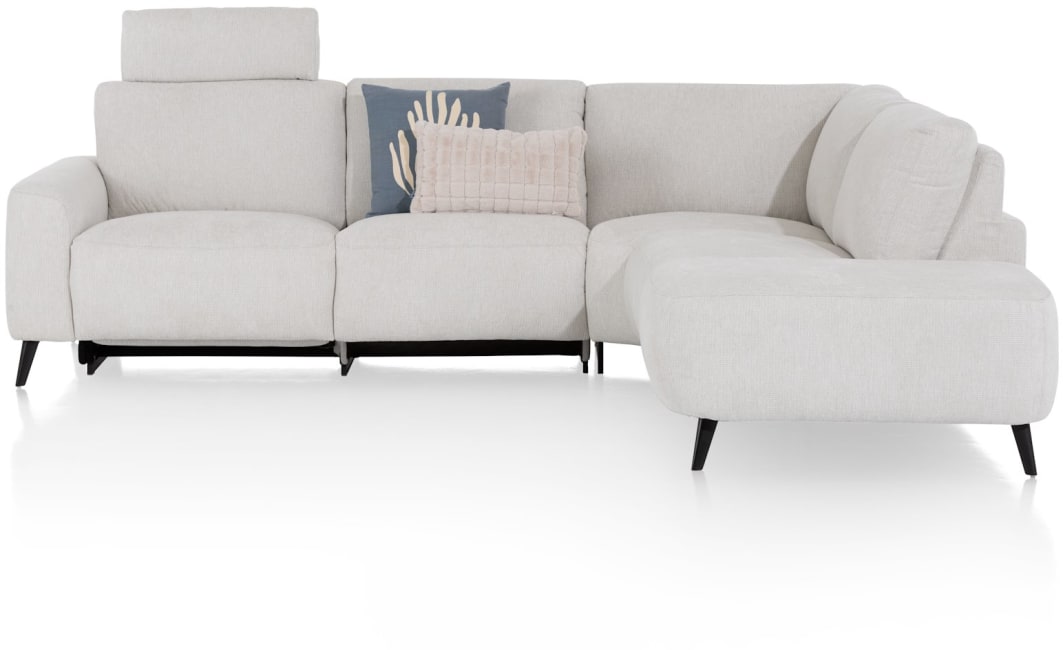 XOOON - Carini - Sofas - 2,5 Sitzer Armlehne links relax - Ottomane gross rechts