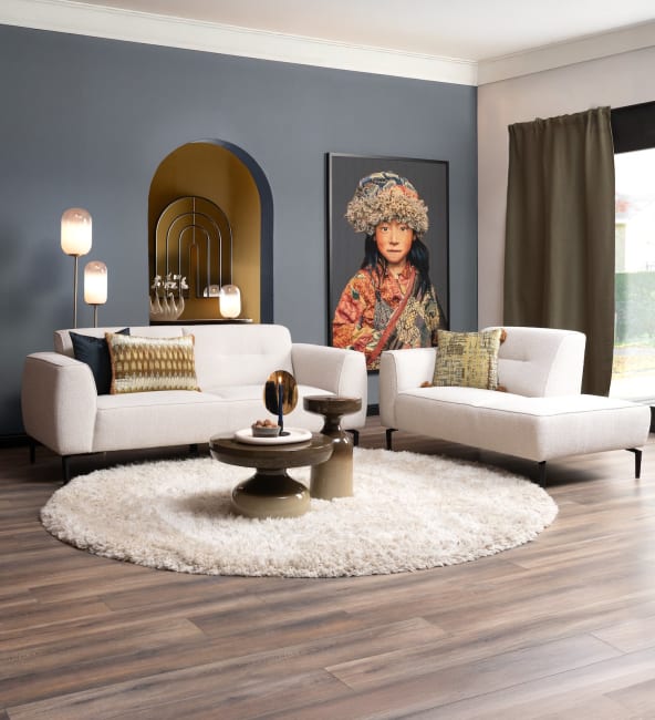 Happy@Home - Campos - Natuurlijk - Banken - 2.5-zits