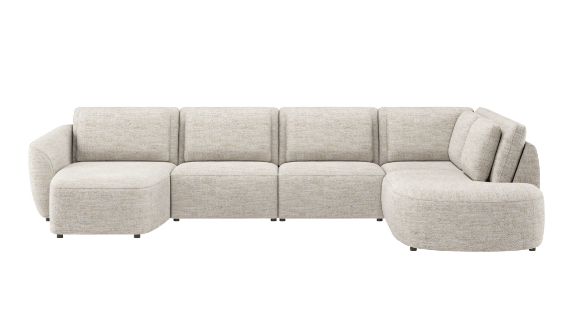 H&H - Burdigala - Canapés - grande ottomane droite