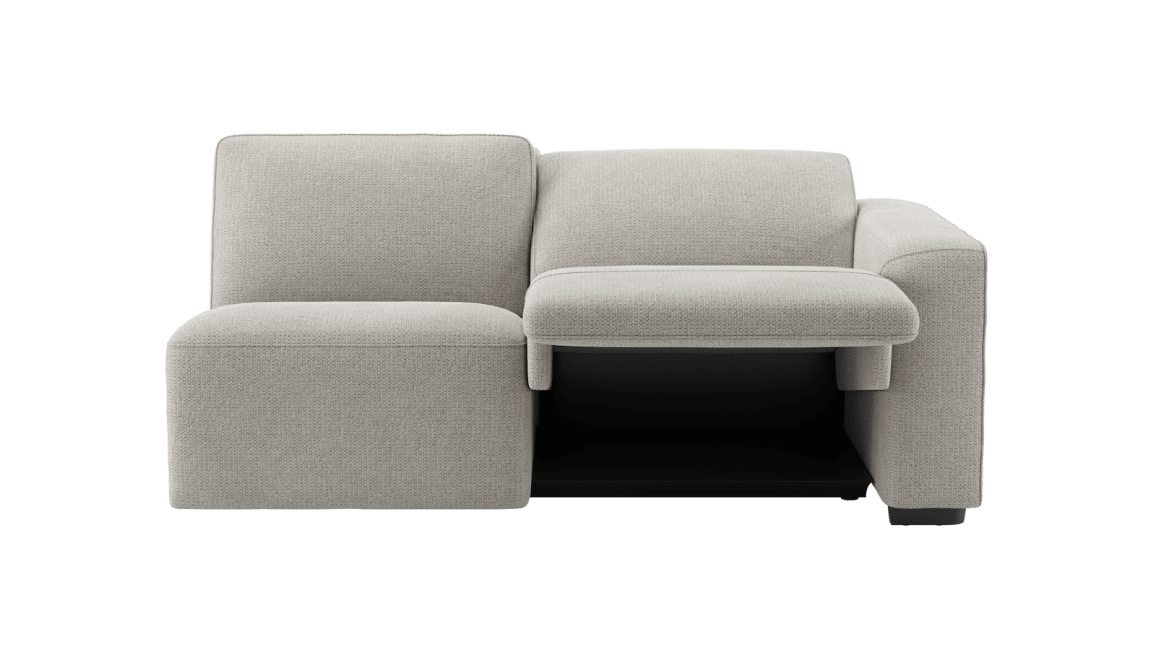 Happy@Home - Babette - Banken - 2.5-zits arm rechts - electrisch 1 motor + 1 hoofdsteun - bonellvering