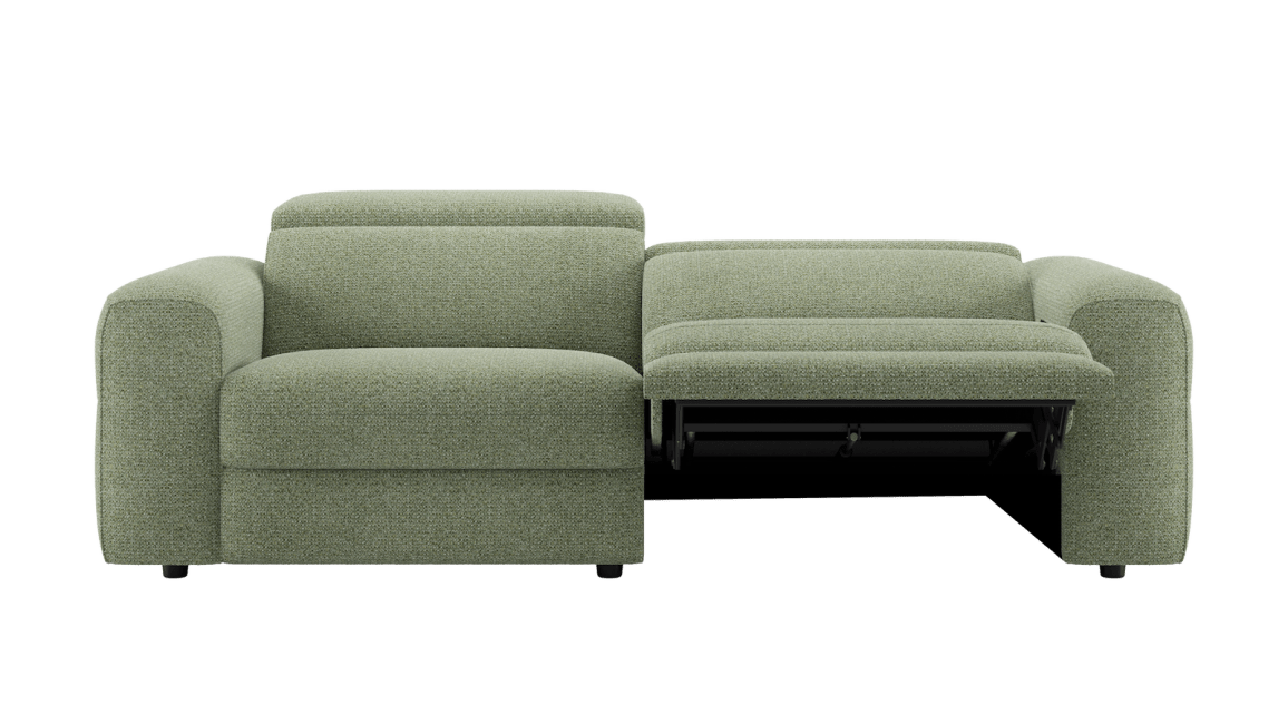 H&H - Delphine - Canapés - Canapé 3 places avec fonction inclinable à droite (1x 2 moteurs)