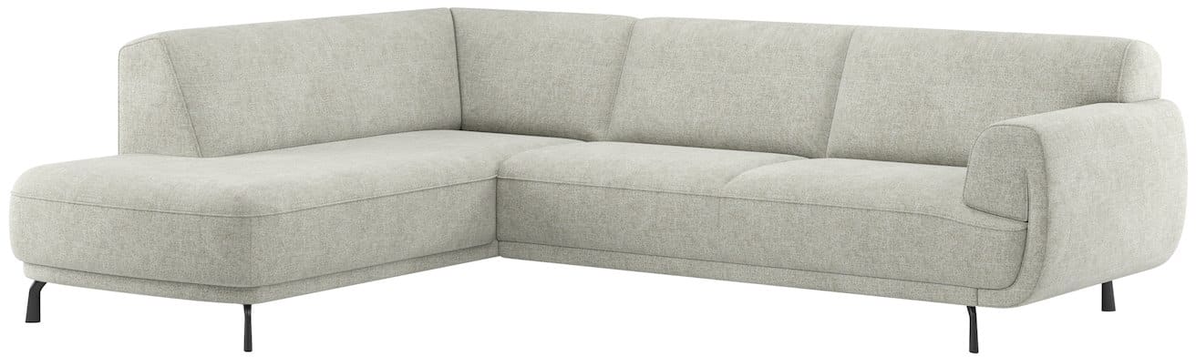 XOOON - Belem - Sofas - Ottomane medium links niedrig - 2,5 Sitzer Armlehne rechts niedrig