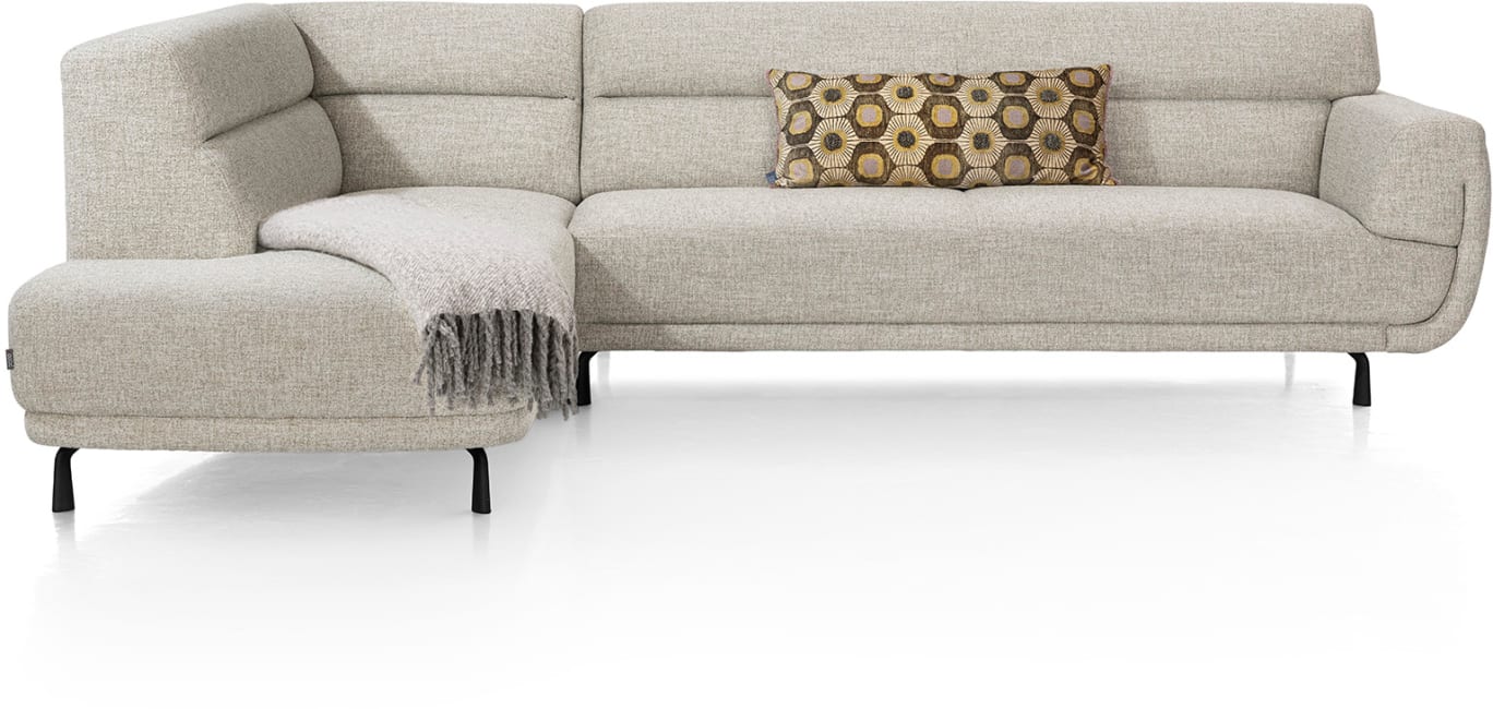 XOOON - Belem - Sofas - Ottomane links hoch - 2,5 Sitzer Armlehne rechts hoch