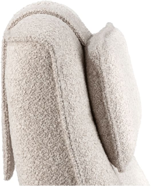 Happy@Home - Andalucia - relax-fauteuil + poef - grafiet poot - knock down