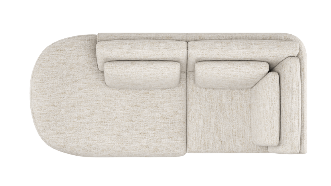 H&H - Burdigala - Canapés - grande ottomane gauche