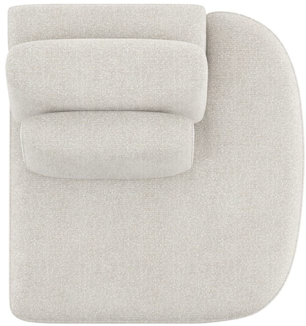 H&H - Delhi - Canapés - petite ottomane - droite