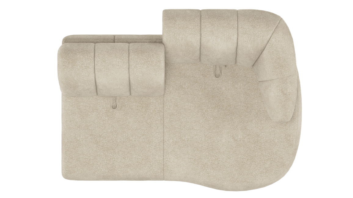 Henders and Hazel - Burgos - Banken - 2.5-zits arm rechts - flex