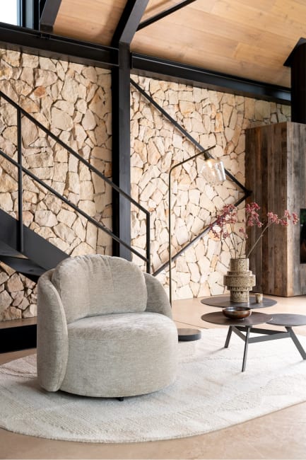 H&H - Nikos - fauteuil - diametre 80 cm