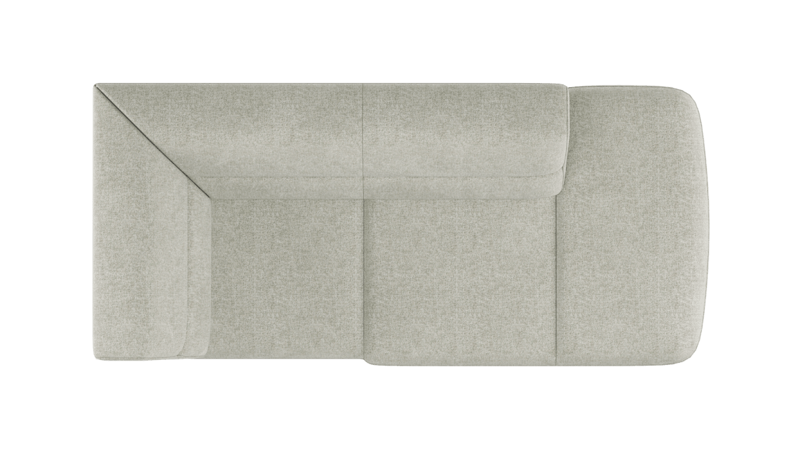 XOOON - Belem - Sofas - Ottomane medium - rechts - hoch